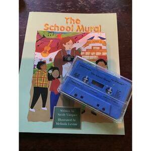 The School Mural Pair-Book with cassette tape